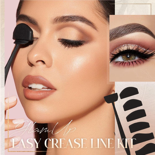 GlamUp Easy Crease Line Kit (6 sets of Crease Shapes Included)